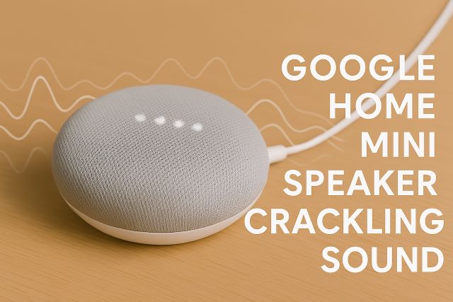 Google Home Mini Speaker Crackling