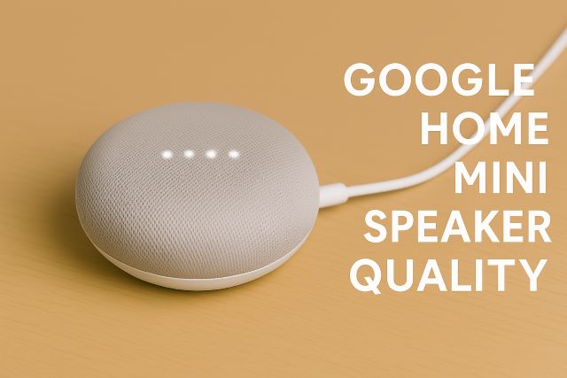 Google home mini speaker quality