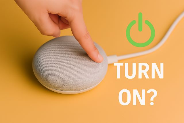 How to Turn On Google Home Mini Speaker
