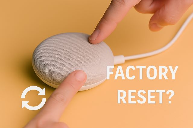 How to Factory Reset Google Home Mini Speaker?