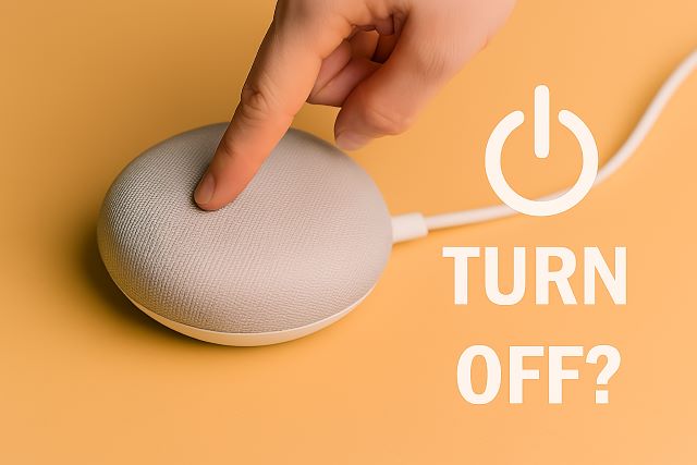 How to Turn Off Google Home Mini Speaker?